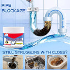 BELL BIRDCrystal Lye Drain Opener,Pipeline Dredging Agent, Lye Sodium Hydroxide-Powerful Unclogging Action for Household Use,Bathroom & Kitchen -520G