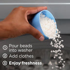 Downy Light Laundry Scent Booster Beads, Ocean Mist Scent, 24 OZ, In-wash fabric beads designed to be gentle with a light boost of scent, No Heavy Perfumes