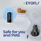 VEYOFLY Fruit Fly Traps for Indoors, Fly Trap Indoor, (4 Device + 12 Refills) Fly Catcher Indoor, Gnat Traps for House Indoor, Fly Trap, Plug in Light Flying Insect Trap, Bug Killer