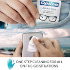 Pre-Moistened Cleaning Wipes - Premium Quality Cleaner for Eyeglasses, Screens, and Camera Lenses - No Spray Bottle or Microfiber Cloth Needed (99 Pack)