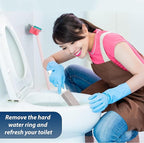 2 Pack Ring King Pumice Stone Toilet Bowl Cleaner with Handle, Hard Water Build up Remover, Removes Stubborn Limescale from Tile, Shower Door and Bathtubs. Best Calcium, Lime, and Rust Remover.