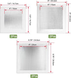 6pcs Drywall Repair Mesh Patch Kit: Aluminum Self-Adhesive, 4/6/8 Inch