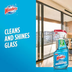 Windex Glass and Window Cleaner Spray Bottle, Bottle Made from 100% Recycled Plastic, Surface Cleaning Spray, Original Blue Scent, 23 Fl Oz,6 Count (Pack of 2)