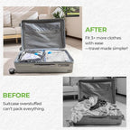 Vacuum Storage Bags for Travel - 12 Pack Compression Packing with Wireless Electric Pump for Luggage Vacuum Seal Bags for Clothes Space Saver Organizer for Moving Clothing Suitcase Travel