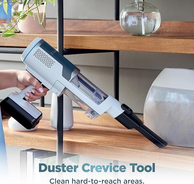 Shark Clean & Empty Cordless Stick Vacuum – Lightweight Cordless Vacuum with Auto-Empty System, HEPA Filter, Portable, Rechargeable, Exclusive Motorized Hand Tool for Pet Hair, BU3523