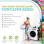 Laundry Washing Machine Cleaner - Wash & Cleans Front Load & Top Load Washers -Tub Cleaner & Deodorizer (1-Use)