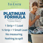 Tru Earth Platinum - Heavy Duty Laundry Detergent Sheets - Up to 768 Loads (384 Count), Fragrance Free - Ultra-Concentrated - Eco-Friendly Laundry Sheets