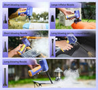 Car Vacuum Portable Cordless 3 in 1 Handheld Car Vacuum 15000PA High Power with Brushless Motor,5200mAh withType-C Charing Small Vacuum Cleaner Portable Cordless,SW101Blue Yellow