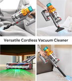 Cordless Vacuum Cleaners for Home,8-in-1/65Min/600W/48Kpa Powerful Suction,Self-Standing Cordless Stick Vacuum Cleaner,Lightweight Anti-Tangle Rechargeable Vacuum for Floor/Carpet/Pet Hair/Car
