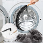 Dryer Vent Cleaner Kit, 2 Pack Dryer Lint Brush, 30 Inch Long Flexible Lint Remover, Refrigerator Coil Cleaning Brush, Home Essentials (Long-Style)