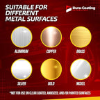 DURA-COATING TECHNOLOGY, Blue Premium Metal Polish - Perfect Brightener and Scratch Remover for Aluminum Wheels, Diamond Plate, Stainless Steel, Copper, Brass, & Nickel - (16 Ounce Bottle)