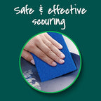 Scotch-Brite Zero Scratch Scouring Pad, Effective + Gentle Dish Scrubber for Household Cleaning, 30 Scrub Pads for Dishes, Nonstick Pots and Pans, Glass, Tubs, Showers, Reusable & Durable