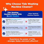 Washing Machine Cleaner by Tide, Washer Machine Cleaner with Oxi for Front and Top Loader Washer Machines, Deep Cleaning Residue & Odor Eliminator, 5 Month Supply (Packaging May Vary), Pack of 6