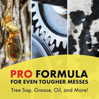 Goo Gone Spray Pro-Power Adhesive Remover with Scraper, Professional Strength, Easily Removes Wood Glue, Grease, Tar, Stickers, Goos, Wet Paint & Grime, Surface Safe, Fast Working, 16 Fl Oz