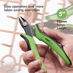 KATA 2-Pack Micro Wire Cutter For Electronics Flush cutter, Precision Side Cutting for Electronics, Craft, Jewelry, Soft Copper, Wire Cables, Floral, Zip tie