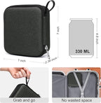 Bukere Travel Sunglasses Organizer Case Adjustable Slot For Multiple Eyeglasses Hard-shell Portable Storage Box for Men Women