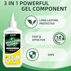 Mold Stain Remover Gel for Washing Machine Cleaner Front Loader Rubber Grout Cleaner Home Stain Removal Gel for Washer Showers Bathroom and Floor Tile - 300ML