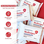 80Count, Alcohol-Free Sanitizing Wipes, Antibacterial Wet Wipe, Travel Hand Sanitizer (80 Count)