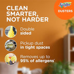 Swiffer Duster Heavy Duty 3 ft Extendable Handle Starter Kit with 3 Refills,(Pack of 6)