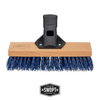 SWOPT 10” Premium Multi-Surface Scrub Brush Head — Cleaning Head Interchangeable with All SWOPT Cleaning Products for More Efficient Cleaning and Storage — Clean Driveways, Decks, and Siding