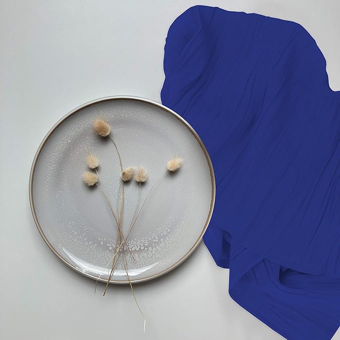 RUVANTI Flour Sack Towels 12 Pack 28 x 28 Inches, Ring Spun 100% Cotton Dish Towel, Machine Washable, Absorbent - Flour Sack Kitchen Towels for Drying and Cleaning -Navy