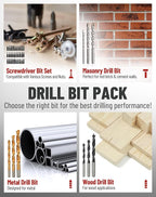 20V Brushless Hammer Drill, 531 in.lbs, 36000 BPM, 1/2" Keyless All-Metal Chuck, 4.0Ah Battery, 22+1+1 Clutch, Impact Drill Kit for Drilling Brick Wall, Metal, Wood, KDJZ05-13