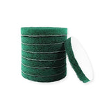 8PCS 5'' Scrubber Scouring Pads, Drill Powered Brush Tile Scrubber Scouring Pads for Furniture Automotive Cleaning, Rust Removal, Green