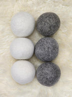 Wool Dryer Balls XL 6-Pack – Organic 100% New Zealand Wool, Reusable, Saves Drying Time, Reduces Wrinkles