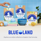 BLUELAND Multi-surface Cleaner, 4-Pack Refill, Fresh Lemon Scent, All-Purpose, Eco-Friendly Cleaning Supplies, 4 x 24 Fl oz
