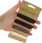 The Beadsmith 100% Hemp Cord – Neutral Colors – .55mm, 40 Foot Spool, 10LB Test Strength – Twine for Jewelry Making, Macrame, Paper Crafts, Gardening, Scrapbooking, Home Décor, DIY String Art & More