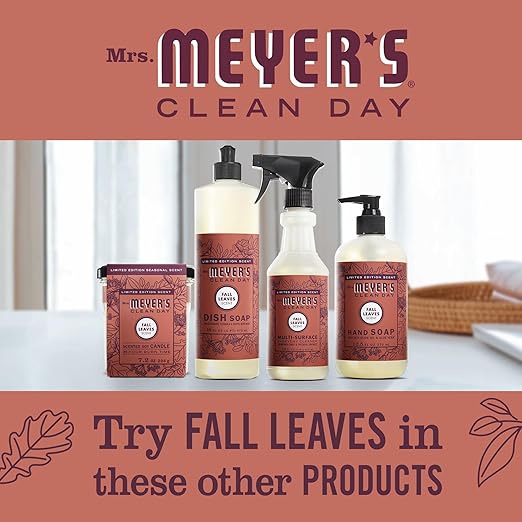 Mrs. MEYER'S CLEAN DAY Dish Soap, Fall Leaves Scent, 16 fl oz (Pack of 3)
