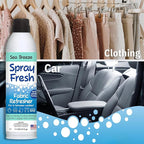 Spray Fresh Fabric Refresher - Deodorizer & Freshener for Clothing, Bedding, Furniture & More - Eliminate Smoke Smell & Pesky Odors - Helps Prevent Fabric from Wrinkling (Sea Breeze)