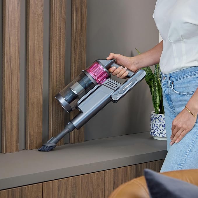 Soniclean STV-3 Cordless Vacuum Cleaner with Auto-Empty Base Station - Clean for The Cure® - Special Edition for Breast Cancer Awareness & Research (Susan G. Komen®)