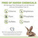 Heritage Park Luxury Laundry Detergent | Dermatologist Tested Plant based Natural & Enzyme Laundry Detergent | Sensitive Skin Friendly - Spring Magnolia (64 fl oz Refill)
