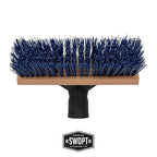 SWOPT 10” Premium Multi-Surface Scrub Brush Head — Cleaning Head Interchangeable with All SWOPT Cleaning Products for More Efficient Cleaning and Storage — Clean Driveways, Decks, and Siding