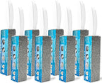 8 Pack Toilet Brush Pumice Stone for Toilet Bowl Cleaning, Scouring Stick for Hard Water Stains, Limescale, Calcium, Rust from Toilets, Bathtubs, Grills, Pools & Sinks