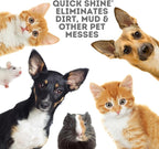 Quick Shine Hard Surface Pet Floor Cleaner 27 oz | Ready to Use, Removes Dirt, Streak Free, No Rinse | Hardwood, Laminate, Luxury Vinyl Plank LVT, & Tile | Safer for Kids, Pets & Our Environment