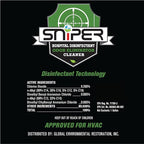 SNiPER Hospital Disinfectant, Odor Eliminator & All-Purpose Cleaner, 1 Gallon, Pallet of 144 Gallons