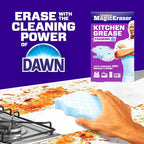 Mr. Clean Magic Eraser Foaming Sponge, Kitchen Grease Eraser, Dawn Cleaning Power, Oven Cleaner, Clean Scent, 6ct