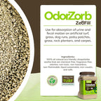 Zeofill Backyard Deodorizer – Eliminates Pet Urine & Poultry Odors for Artificial Turf, Grass, Lawns, Patios, Concrete & Playgrounds | Dog, Cat Litter Box Deodorizer, Chicken Coop Refresher | 4 lbs.