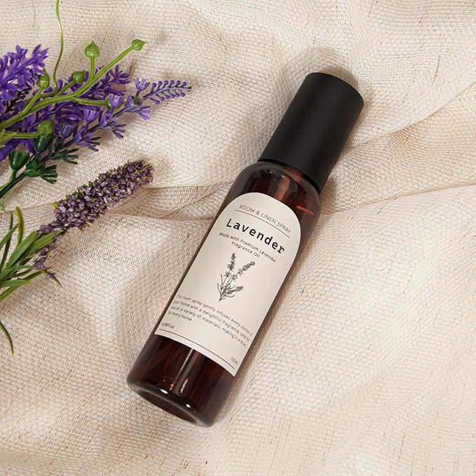 Linen and Room Spray, Lavender Room Fragrance Spray, Air Freshener Spray, Air Fresheners for Home, Bathroom, Bedding, Each 4.06 fl oz (2 Pack)