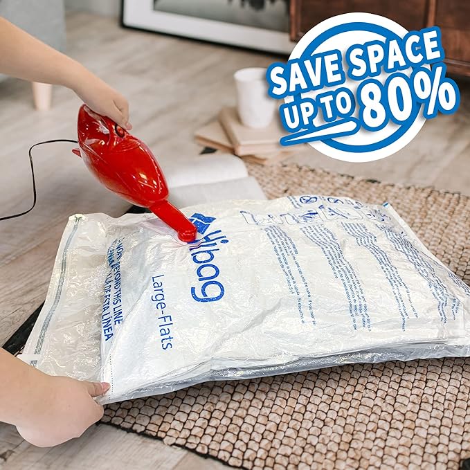 Vacuum Storage Bags, Space Saver Vacuum Seal Storage Bags 35-Pack Sealer Bags for Clothes, Clothing, Bedding, Comforter, Blanket (35C)
