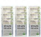 Naturally It's Clean Stain Eraser, Natural Enzymes Based/Biodegradable Instant Stain Removal, Spot Wipe Removes Wine, Coffee, Soda, Spills, Odor on Clothes, Bags, 60 Count (Pack of 1)
