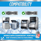 Oh Yuk Ice Machine Cleaner Descaler – Scale & Buildup Remover, Nickel-Safe Ice Maker Cleaning Solution, Compatible with GE nugget, Igloo & All Standalone Ice Makers. For A Fresh Ice Machine
