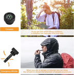 Camping Shovel, (24.21'') Survival Off Road E Tool Folding Shovel with Pickaxe, Portable Bag, High Carbon Steel, for Digging, Backpacking, Hiking, Gardening, Emergency, Outdoor