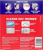 Mr. Clean Magic Eraser Sponge, All Purpose Cleaner, Cleaning Scrubber, Wall, Sneaker, Kitchen, Bathroom, Shower Cleaner, Cleaning Supplies, Melamine Sponge, Cleaning Pads, Extra Durable, 4ct