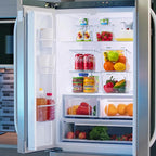 Sorbus 8-Pack Large Clear Plastic Storage Bins with Lids – Kitchen, Pantry, Fridge, Cabinet & Refrigerator Organizers