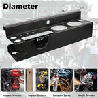 MUTUACTOR Power Tool Organizer,Heavy Duty Drill Driver Angle Grinder Holder,Quick Access Impact Drill Holder Tool Rack Utility for Rolling Tools Chest Utility Storage Carts