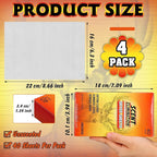 4 Packs 160 Sheet Scent Elimination Dryer Sheets for Hunting Scent Free Dryer Sheets Hunting Fabric Softener for All Fabrics Clothes