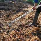 Professional Garden Hoe 49 Inch Long with Adjustable Long Handle - Heavy Duty Weeding & Cultivating Tool for Gardening, Lawn, and Yard Work